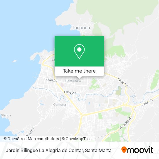 Mapa de Jardin Bilingue La Alegria de Contar