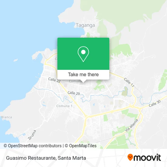 Guasimo Restaurante map