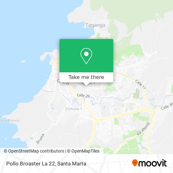 Pollo Broaster La 22 map