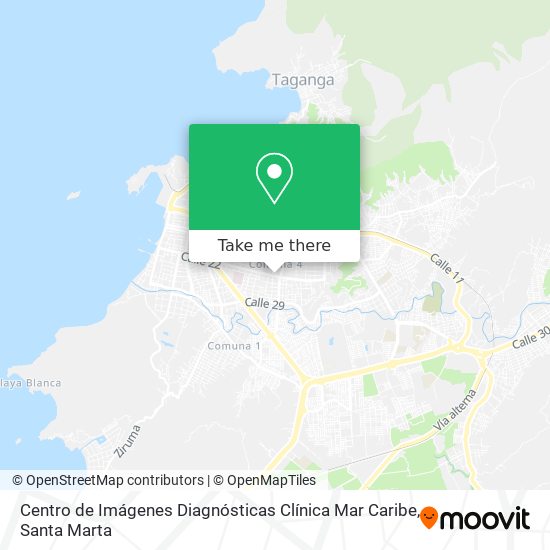 Centro de Imágenes Diagnósticas Clínica Mar Caribe map