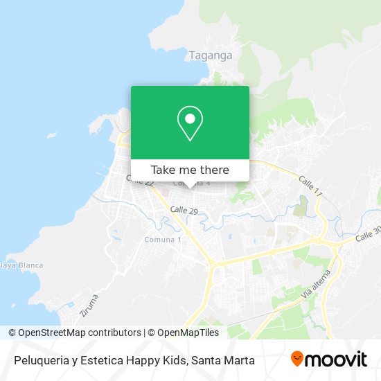 Peluqueria y Estetica Happy Kids map