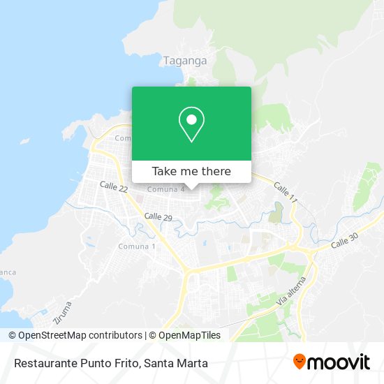 Restaurante Punto Frito map
