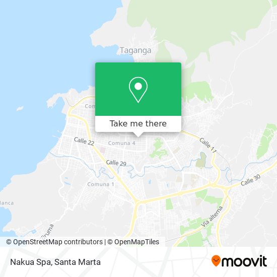 Mapa de Nakua Spa