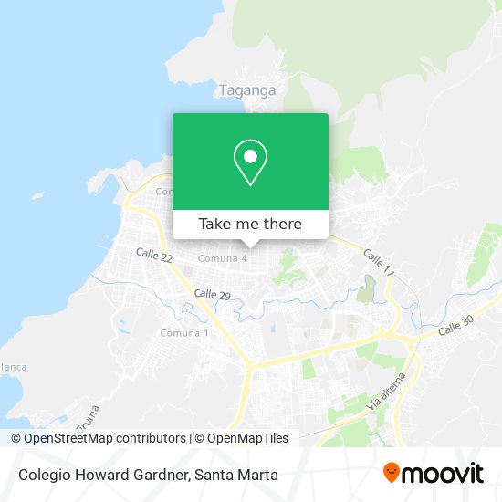 Colegio Howard Gardner map