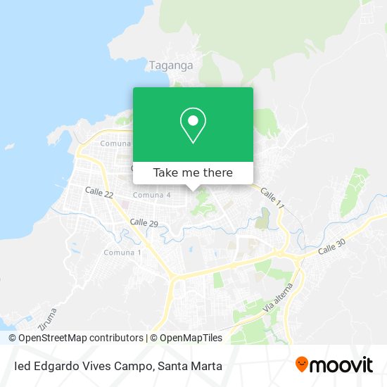 Ied Edgardo Vives Campo map