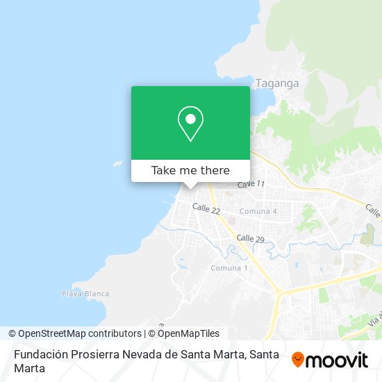 Fundación Prosierra Nevada de Santa Marta map