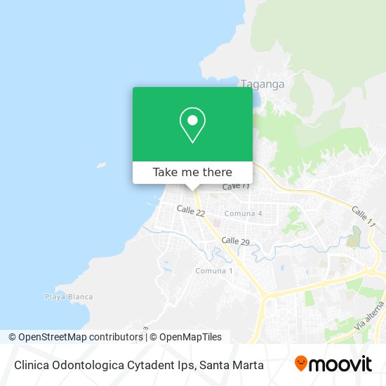 Clinica Odontologica Cytadent Ips map