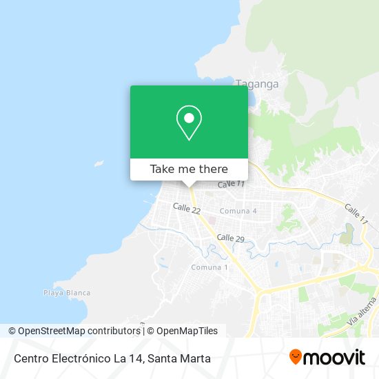Centro Electrónico La 14 map