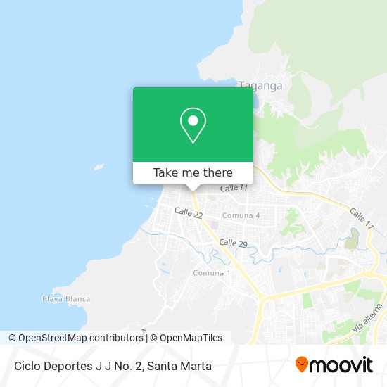 Ciclo Deportes J J No. 2 map