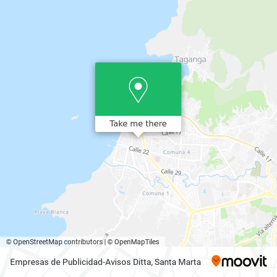 Empresas de Publicidad-Avisos Ditta map