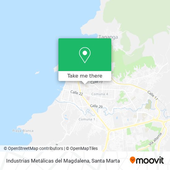 Industrias Metálicas del Magdalena map