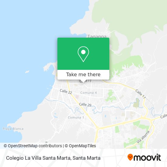 Colegio La Villa Santa Marta map