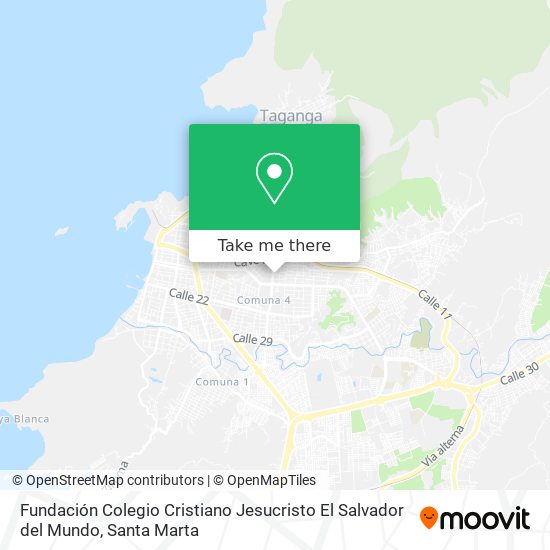 Fundación Colegio Cristiano Jesucristo El Salvador del Mundo map