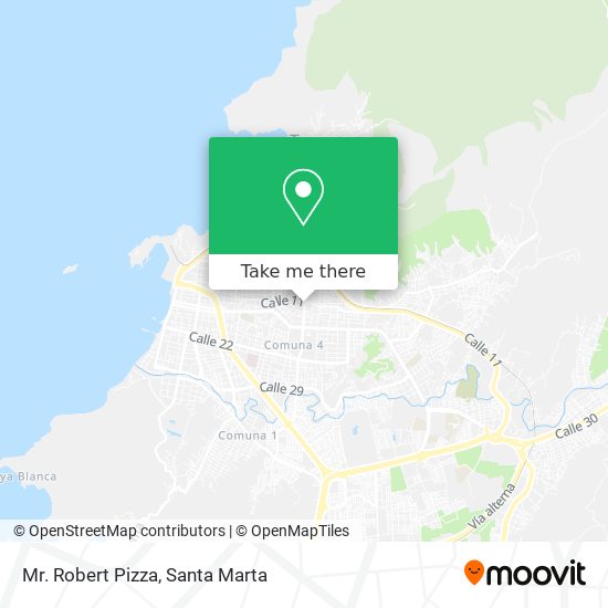 Mapa de Mr. Robert Pizza