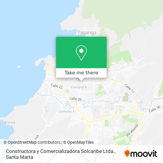 Mapa de Constructora y Comercializadora Solcaribe Ltda.