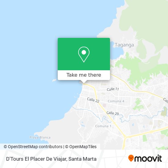Mapa de D'Tours El Placer De Viajar