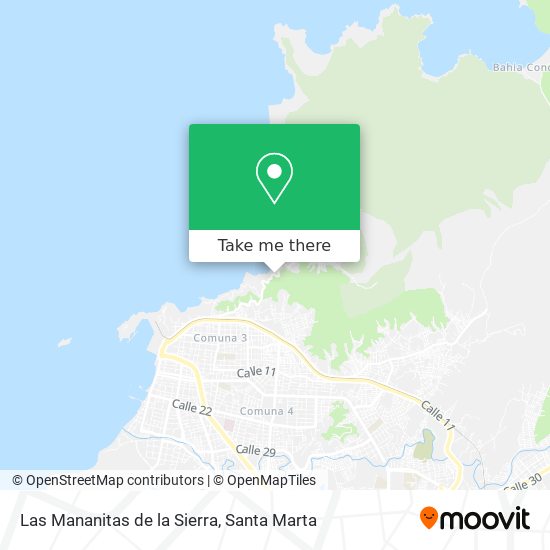 Mapa de Las Mananitas de la Sierra