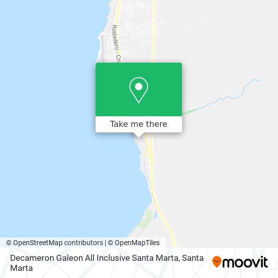 Decameron Galeon All Inclusive Santa Marta map