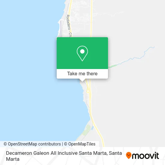 Mapa de Decameron Galeon All Inclusive Santa Marta