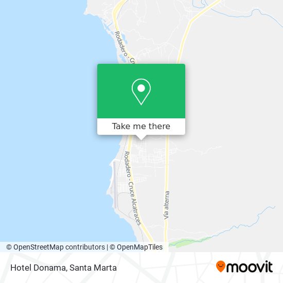 Hotel Donama map