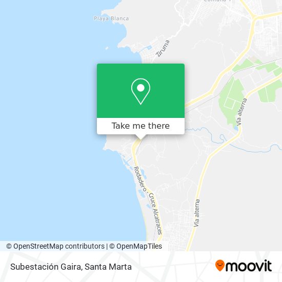 Subestación Gaira map
