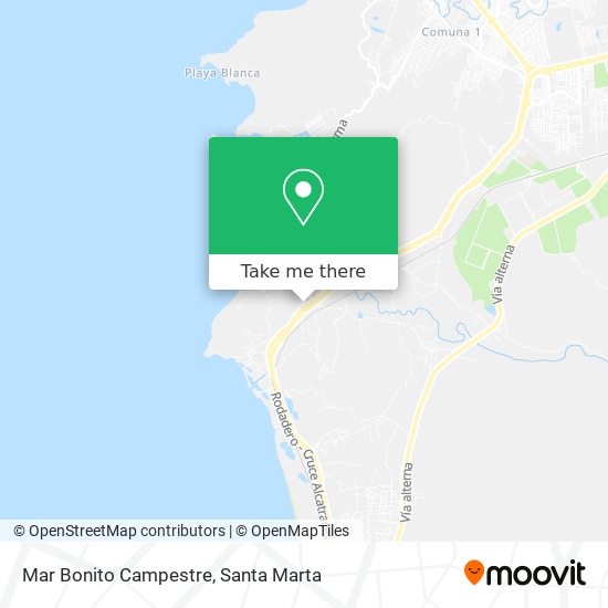 Mar Bonito Campestre map