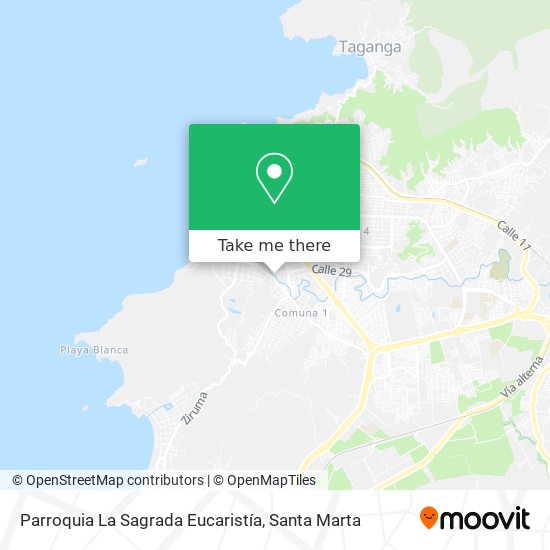 Parroquia La Sagrada Eucaristía map