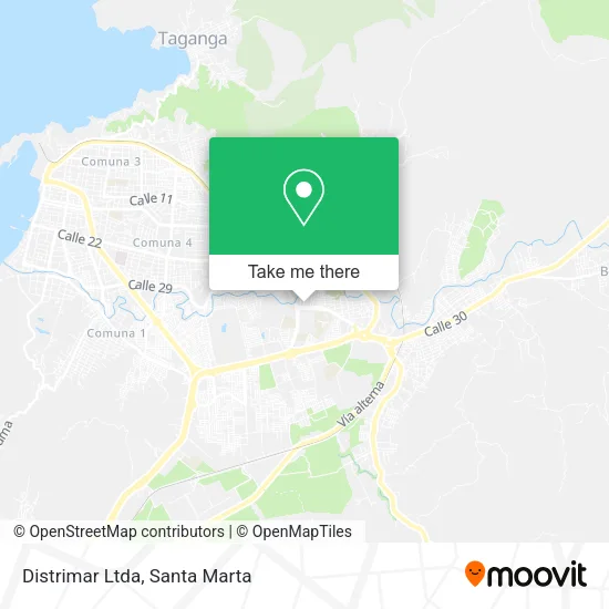 Mapa de Distrimar Ltda