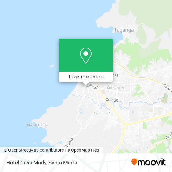 Hotel Casa Marly map