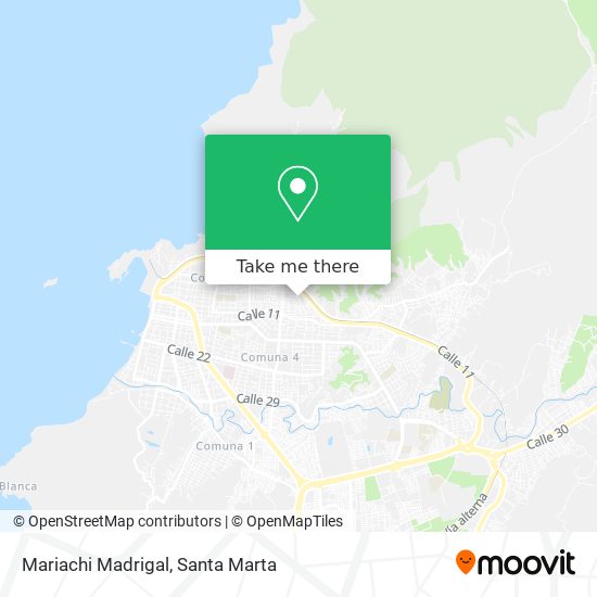 Mapa de Mariachi Madrigal