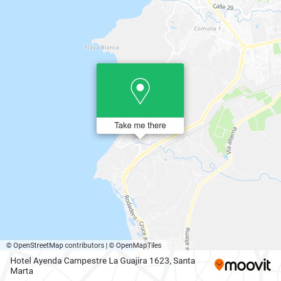 Hotel Ayenda Campestre La Guajira 1623 map
