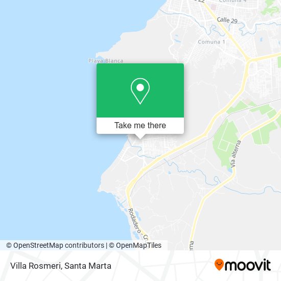 Villa Rosmeri map