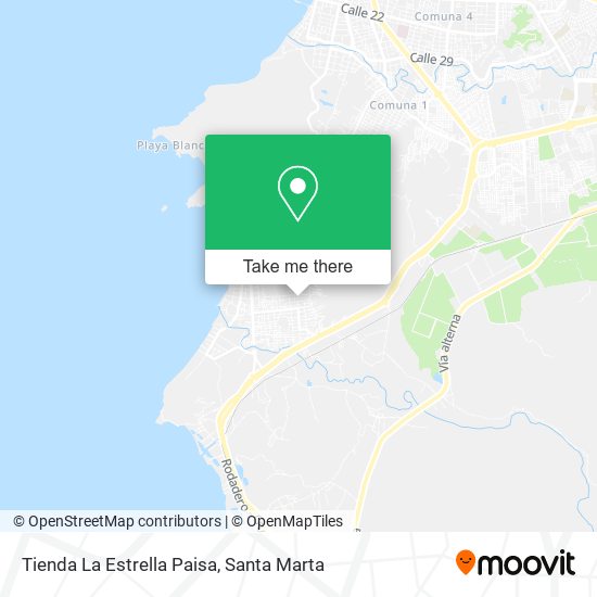 Tienda La Estrella Paisa map