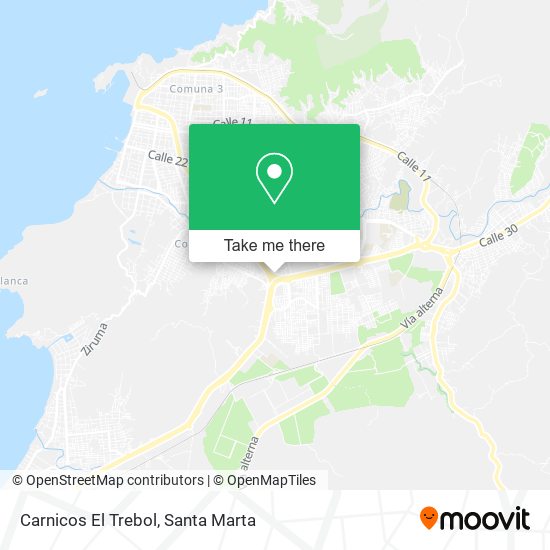 Mapa de Carnicos El Trebol