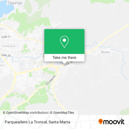 Parqueadero La Troncal map