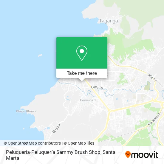 Peluqueria-Peluquería Sammy Brush Shop map
