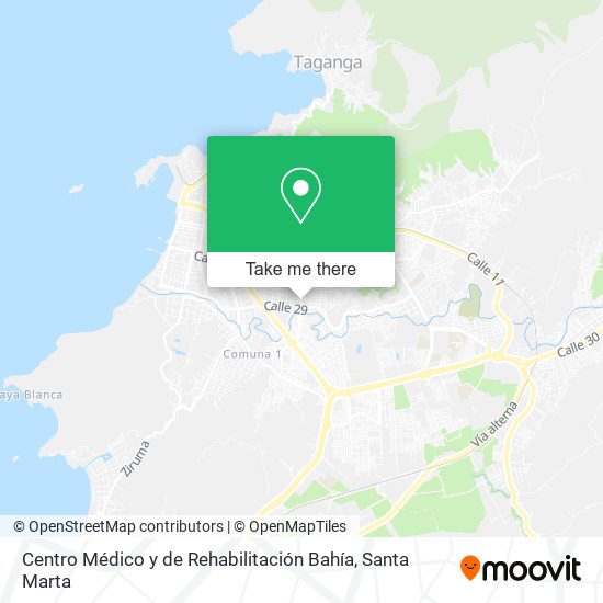 Centro Médico y de Rehabilitación Bahía map