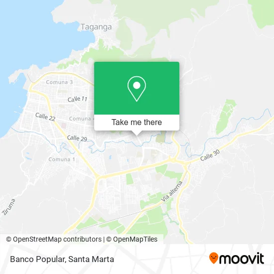 Mapa de Banco Popular