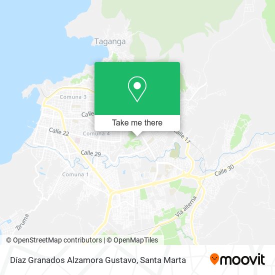 Díaz Granados Alzamora Gustavo map