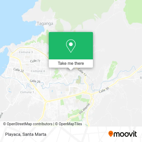Playaca map