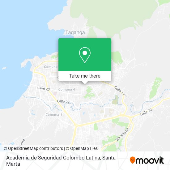 Academia de Seguridad Colombo Latina map