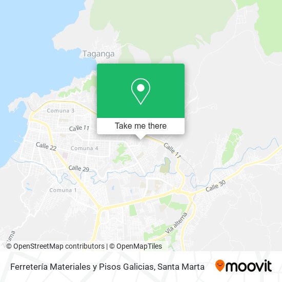 Mapa de Ferretería Materiales y Pisos Galicias