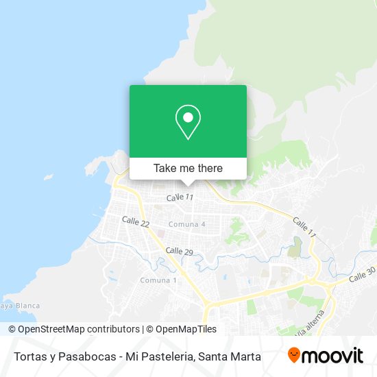 Tortas y Pasabocas - Mi Pasteleria map