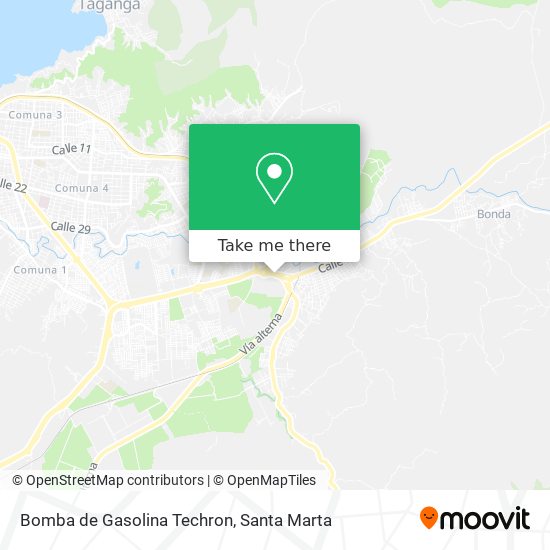 Bomba de Gasolina Techron map