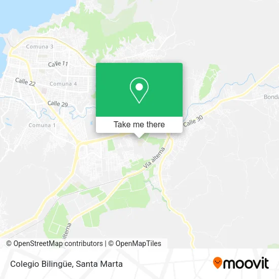 Mapa de Colegio Bilingüe