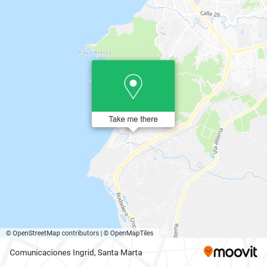 Comunicaciones Ingrid map