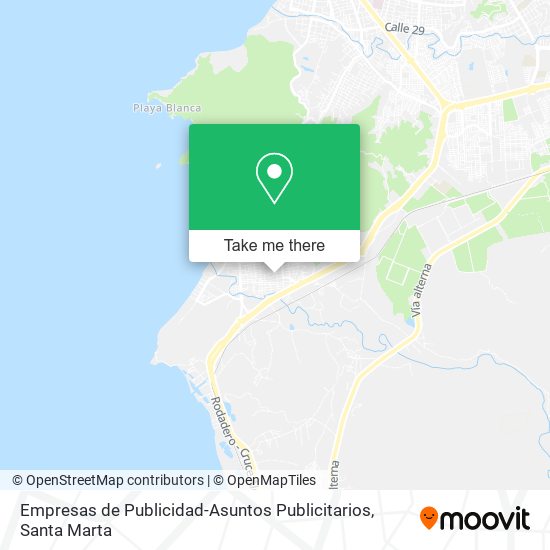 Empresas de Publicidad-Asuntos Publicitarios map
