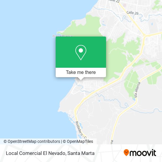 Mapa de Local Comercial El Nevado