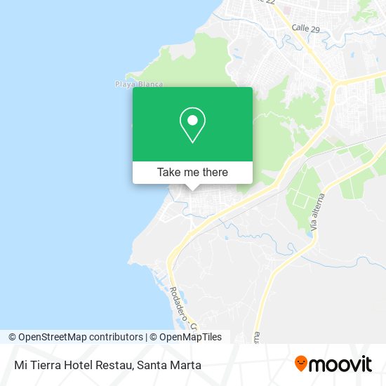 Mapa de Mi Tierra Hotel Restau