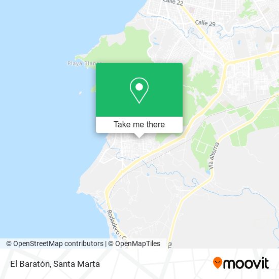 Mapa de El Baratón